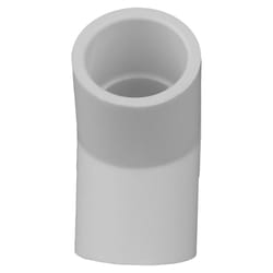 Charlotte Pipe Schedule 40 1/2 in. Slip X 1/2 in. D Slip PVC 45 Degree Elbow 1 pk