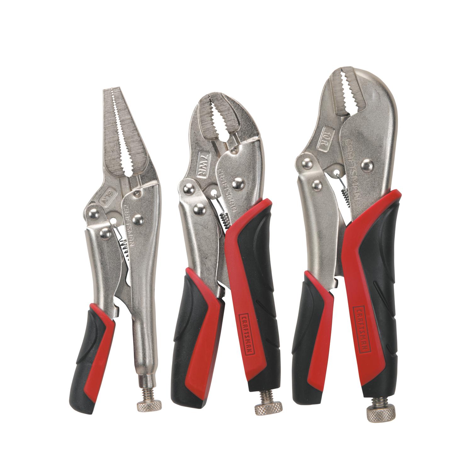 UPC 038548013220 product image for Craftsman Professional 3 Piece Locking Plier Set (00945713) | upcitemdb.com