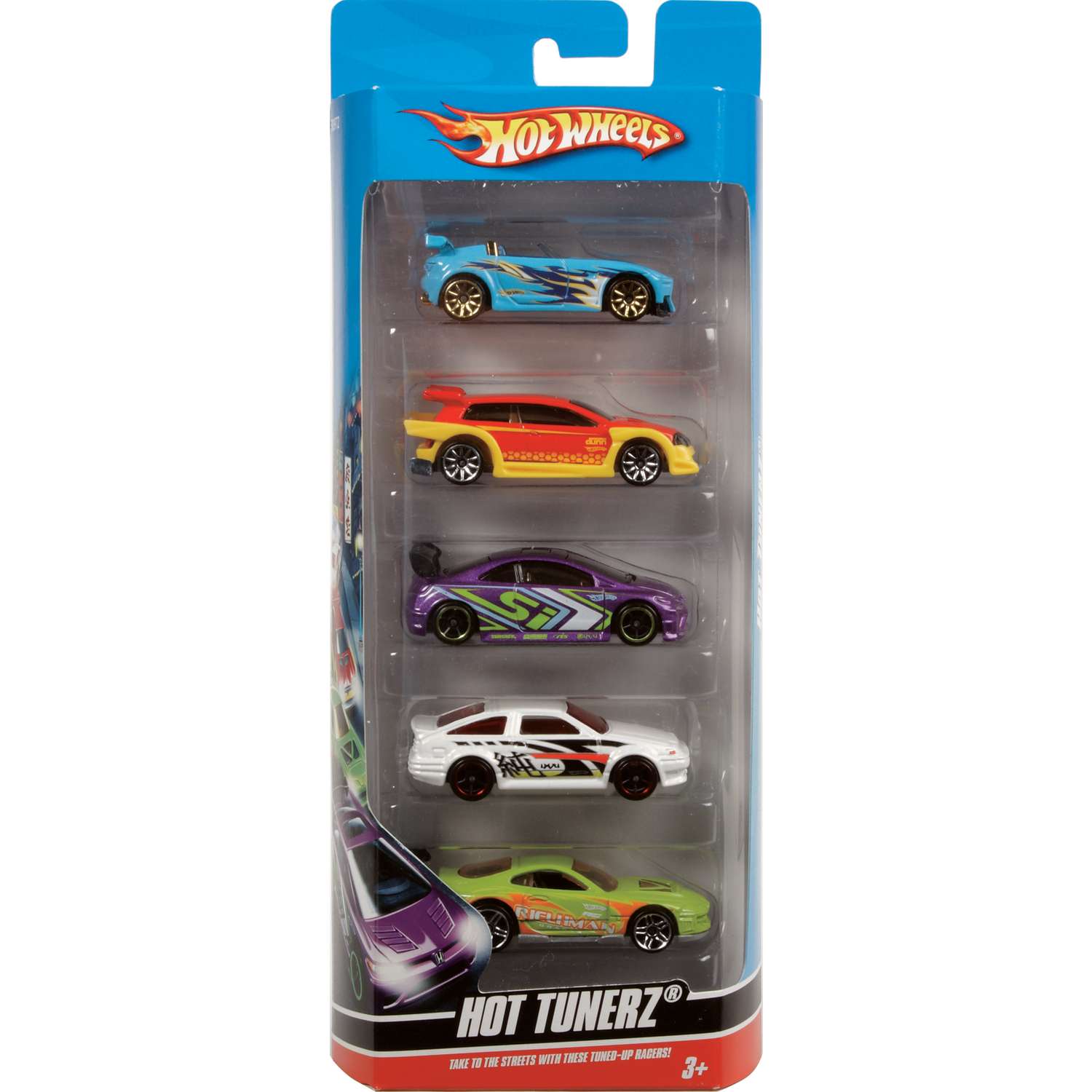 Hot Wheels Hot Tunerz Diecast Car Plastic MultiColored 5 pc Ace Hardware