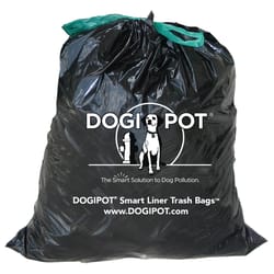 DogiPot Smart Liner Trash Bags 15 gal Trash Bags Drawstring 50 pk 1.5 mil