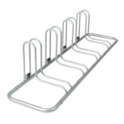 Retrospec Steel Bicycle Storage Rack 4 Bike Silver