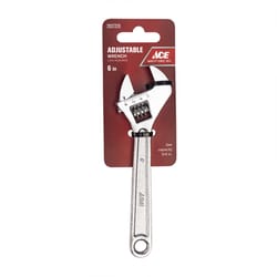 Ace Adjustable Wrench 6 in. L 1 pc