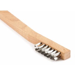 Forney 7-3/4 in. L X 1.25 in. W Scratch Brush Stainless Steel 1 pc