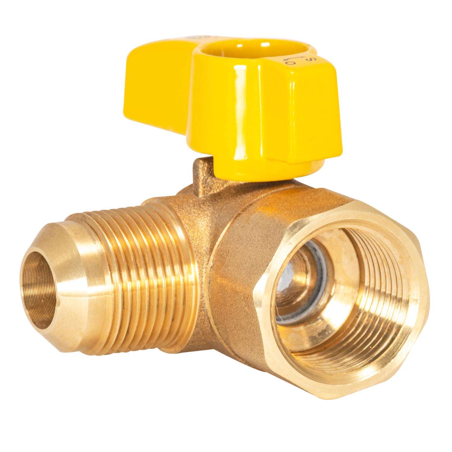 Eastman Magne Flo 5/8 in. Brass PushFit Gas Ball Valve Ace Hardware