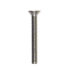 HILLMAN No. 1/4-20 Ga. X 2 in. L Phillips Flat Head Stainless Steel Machine Screws 100 pk