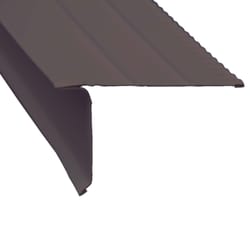 Amerimax 2.33 in. W X 10 ft. L Galvanized Steel Overhanging Roof Drip Edge Brown