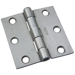 National Hardware 2.5 in. L Silver Broad Hinge 1 pk