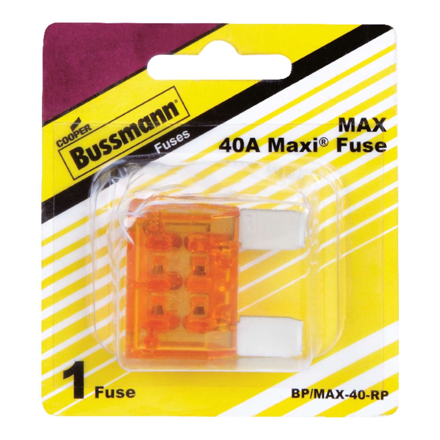 Bussmann 40 amps MAX Blade Fuse 1 pk Ace Hardware