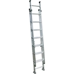 Werner 16 ft. H Aluminum Telescoping Extension Ladder Type IA 300 lb. capacity Werner 16 ft. H Aluminum Telescoping Extension Ladder Type IA 300 lb. capacity