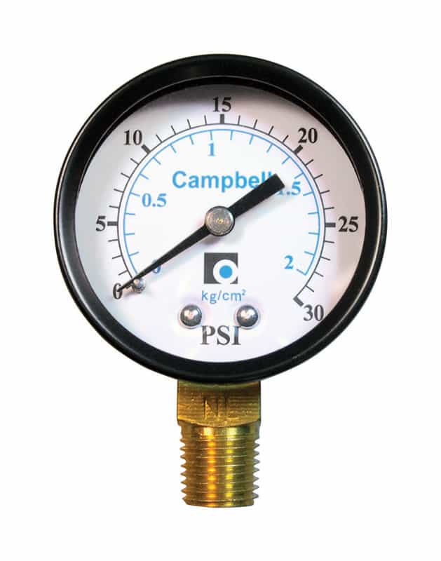 Campbell 0 psi 30 psi Pressure Gauge Ace Hardware