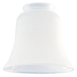 Westinghouse Bell White Glass Lamp Shade 1 pk