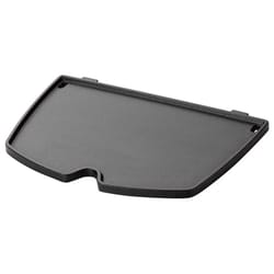 Weber Q 100/1000 Cast Iron/Porcelain Grill Top Griddle 12.6 in. L X 8.6 in. W 1 pk