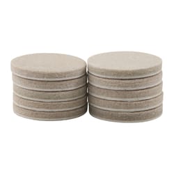 Softtouch Felt Self Adhesive Protective Pad Beige Round 1-1/2 in. W X 1-1/2 in. L 8 pk