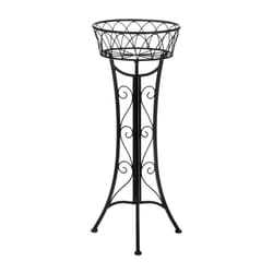 Summerfield Terrace 26.5 in. H Black Iron Plant Stand