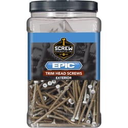 Screw Products EPIC No. 9 X 3 in. L Star White Deep Trim Screws 82 pk