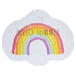CocoNut Float Rae Dunn Multicolored Vinyl Inflatable Hello Summer Splash Runner