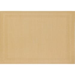 Pacific Merchants Laguna Designer Placemats Beige Vinyl Placemats 18 in. L X 12 in. W