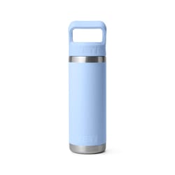 YETI Rambler 18 oz Big Sky Blue BPA Free Bottle with Straw Cap