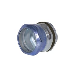 Sigma Engineered Solutions ProConnex 1-1/4 in. D Zinc-Plated Steel Rain-Tight Compression Connector