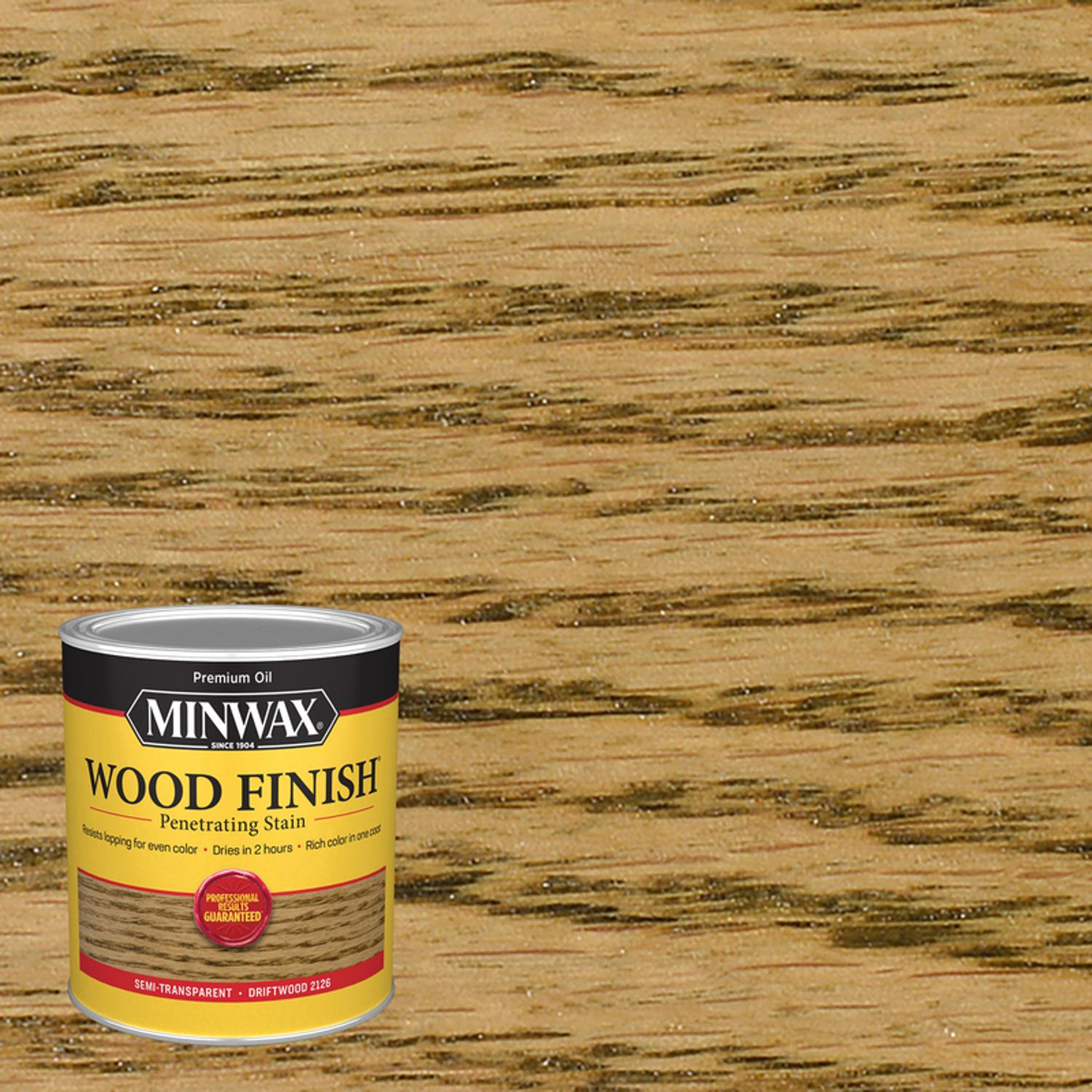 Minwax Wood Finish Semi-Transparent Driftwood Oil-Based Penetrating ...