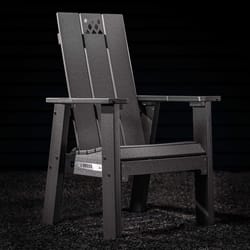 Breeo X Series Gray HDPE Frame Adirondack Chair