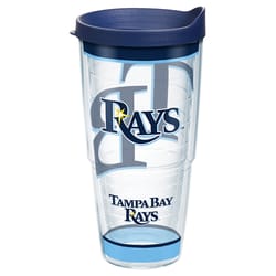 Tervis MLB 24 oz Tampa Bay Rays Multicolored BPA Free Tumbler with Lid