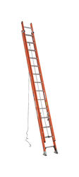 Werner 28 ft. H Fiberglass Telescoping Extension Ladder Type IA 300 lb. capacity