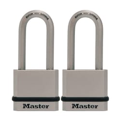 Master Lock Magnum 1-3/4 in. W Steel Dual Ball Bearing Locking Padlock