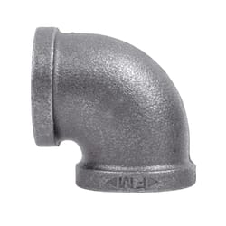 STZ Industries 1/4 in. FIP each X 1/4 in. D FIP Black Malleable Iron 90 Degree Elbow