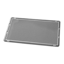 WeatherTech Outdoor Mats 24 in to W X 39 in to L Gray Thermoplastic Door Mat