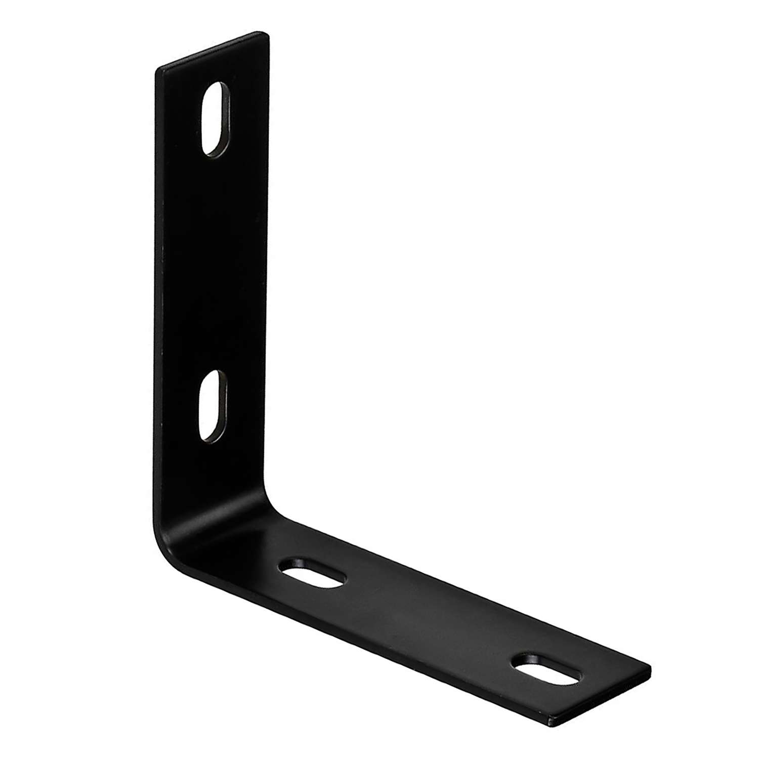 Hampton 51/8 in. H X 11/2 in. W X 1/8 in. D Black Steel Inside L Corner Brace Ace Hardware