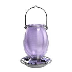 Nature's Way Hummingbird 29 oz Glass/Metal Antique Nectar Bird Feeder 4 ports