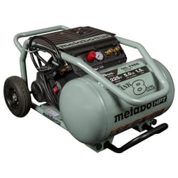 Metabo HPT 8 gal Horizontal Portable Air Compressor 225 psi 1.5 HP