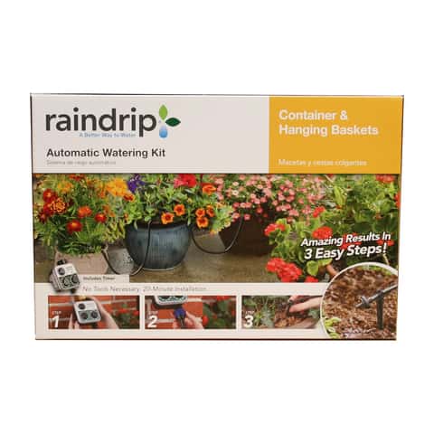 Raindrip Drip Irrigation Plant Watering Kit Raindrip Drip Irrigation Plant Watering Kit