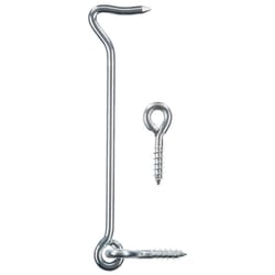 Ace 6 in. L Zinc Gate Hook and Eye 1 pk