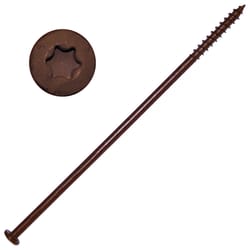 Screw Products No. 14 X 7 in. L Star Button Top Head Coarse Gutter Screws