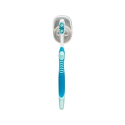 Sttelli White Plastic Suction Toothbrush Holder