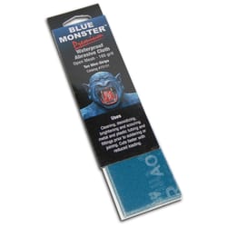 Mill Rose  Blue Monster  8 in. L x 2 in. W Aluminum Oxide  165 Grit Medium  Open Mesh Abrasive Cloth 