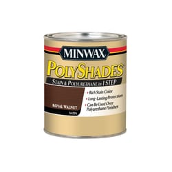 Minwax PolyShades Semi-Transparent Satin Royal Walnut Oil-Based Polyurethane Stain/Polyurethane Fini