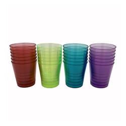 Kolorae 1 oz Assorted Polyethylene Disposable Shot Glass