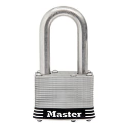 Master Lock 1.3/4 in. W Stainless Steel 4-Pin Tumbler Padlock