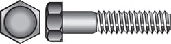 HILLMAN 3/8 in. D X 3-1/2 in. L Hot Dipped Galvanized Steel Hex Bolt 50 pk