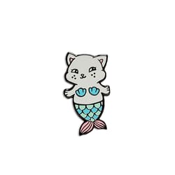 Trixie & Milo Cat Mermaid Enamel Pin 1 pk