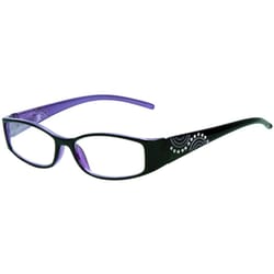 Envy Orchid Black/Purple +1.50 Strength Women's Reading Glasses