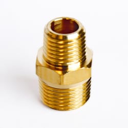 ATC 3/8 in. MPT X 1/4 in. D MPT Brass Reducing Hex Nipple