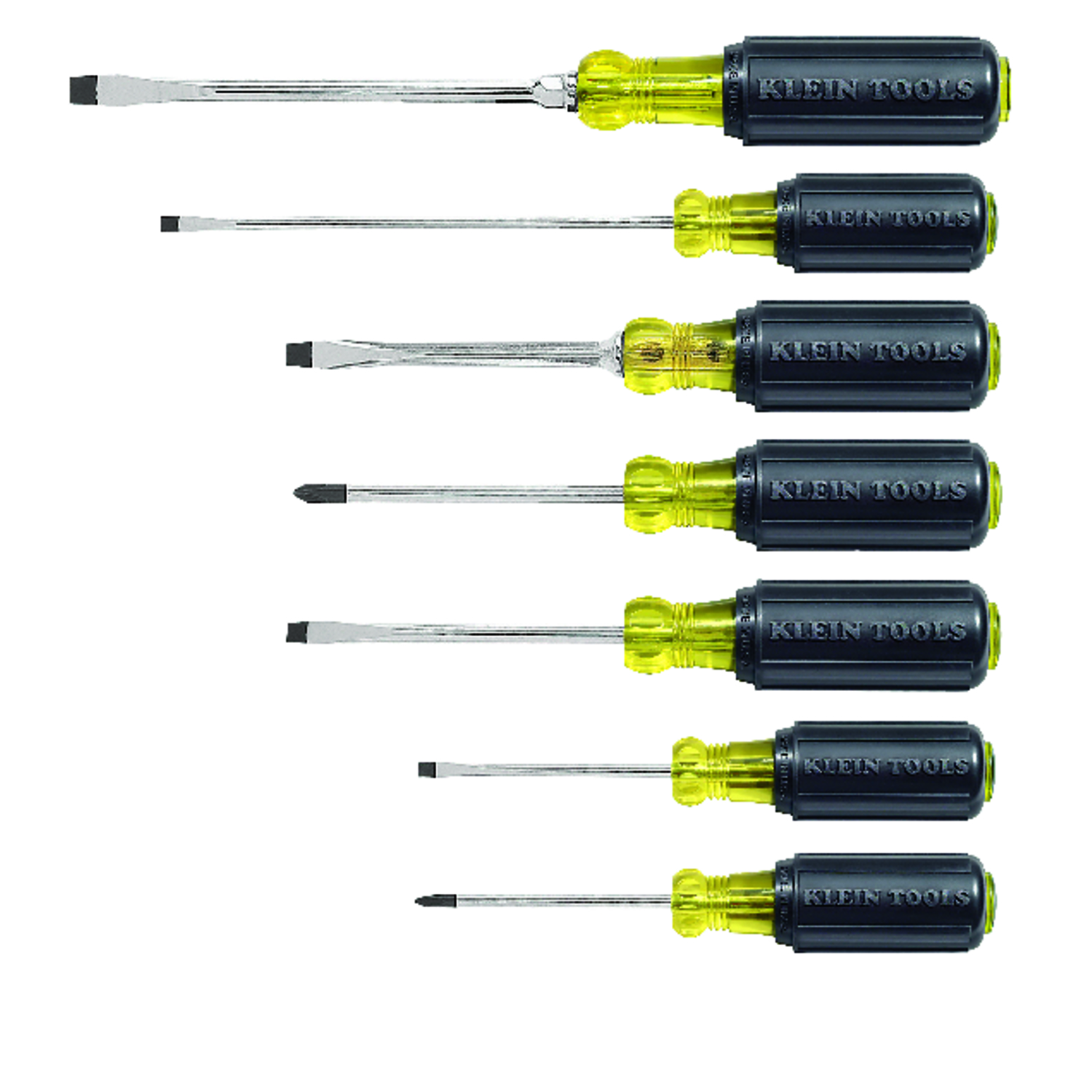 Photos - Screwdriver Klein Tools Phillips/Slotted  Set 7 pc 85076 