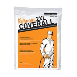 Trimaco Plastic Painter's Coveralls White 2XLT 1 pk