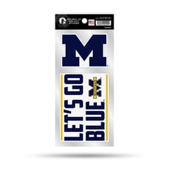 Rico College Michigan Wolverines Double Up Die Cut Sticker Vinyl 1 pc