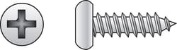 HILLMAN No. 4 Ga. X 1/2 in. L Slotted Hex Washer Head Sheet Metal Screws 100 pk