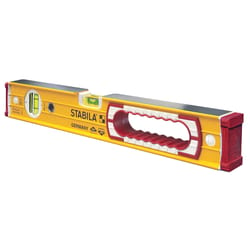 STABILA 16 in. Aluminum Type 196 Heavy Duty Level 3 vial